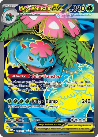 Mega Venusaur ex (Mega Evolution 155/132)